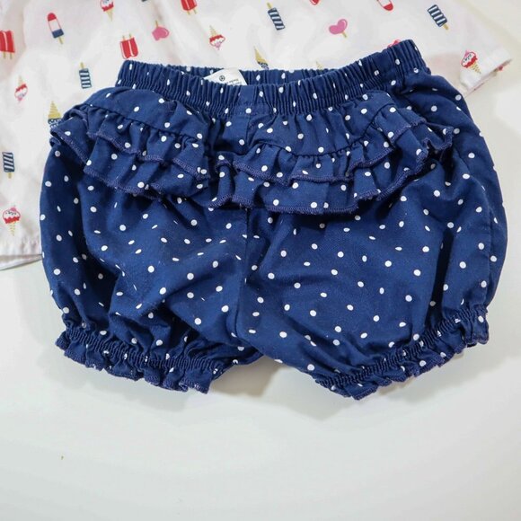 Carter's Blue, Red, and White Nautical two-piece set for baby - Picture 5 of 7